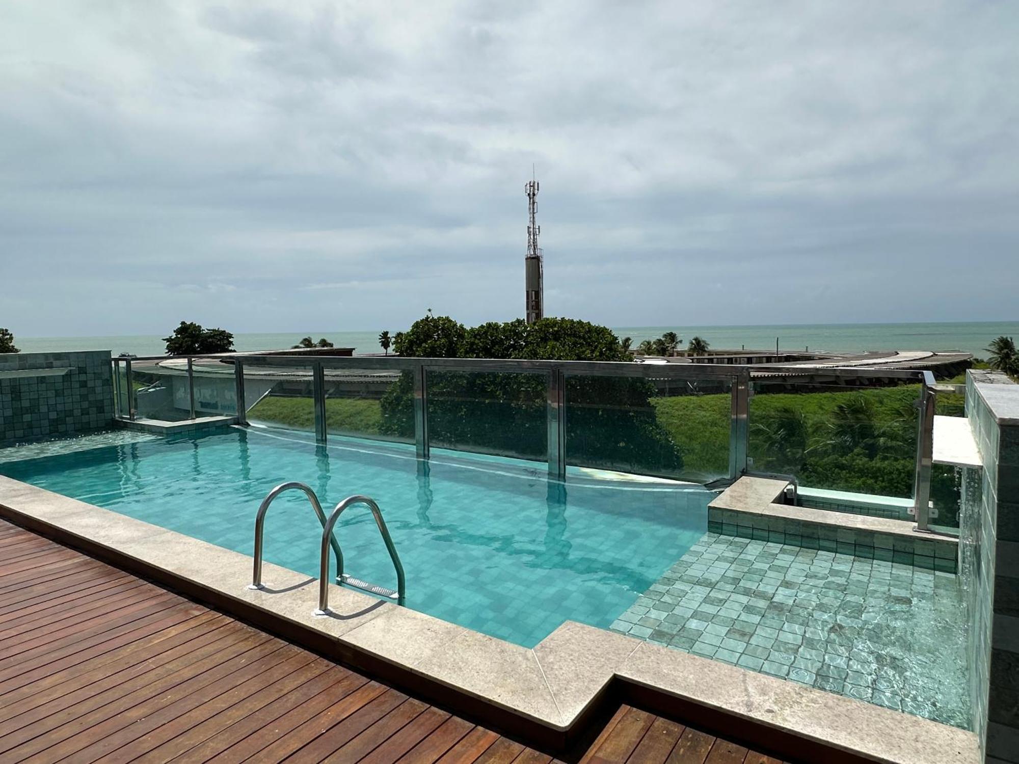 Lindo Flat na beira mar de Tambau João Pessoa Exterior foto