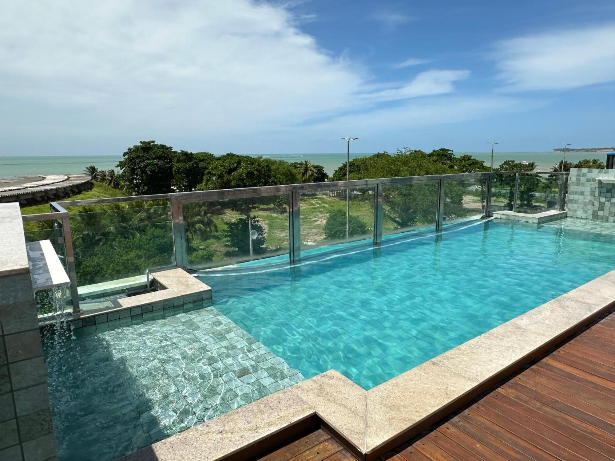 Lindo Flat na beira mar de Tambau João Pessoa Exterior foto